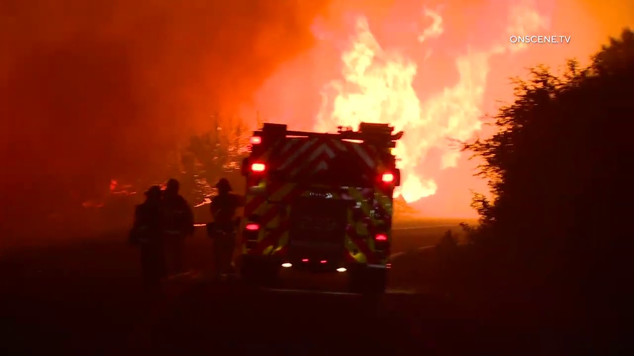 Fire Tornado Spotted Among Large Flames At the Japatul Valley Fire