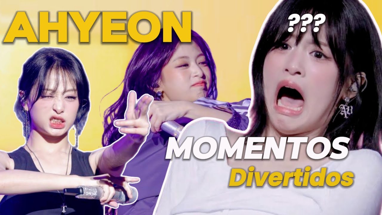 Ahyeon de BABYMONSTER siendo dramática, caótica y divertida