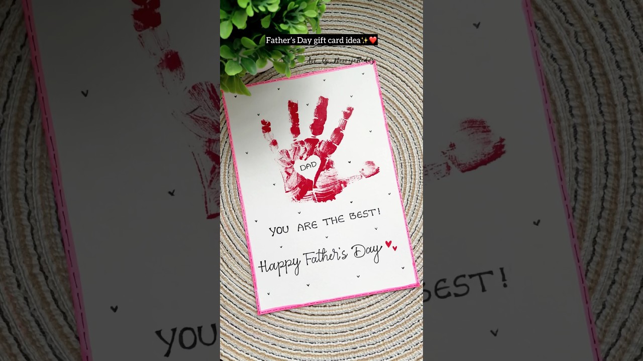 Father&rsquo;s Day gift card✨❤️| easy gift card ideas #diy #fathersday #crafts #giftideas #handmade #love