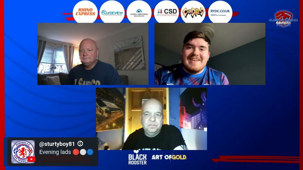 4Lads Rangers midweek LIVE - Gers in Spain, Falkirk pain, Raskin, Barron and referees again!