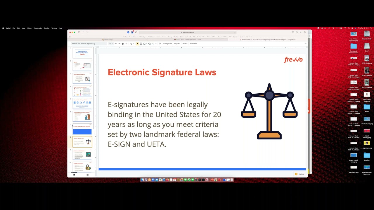 Legally Binding Digital Signatures