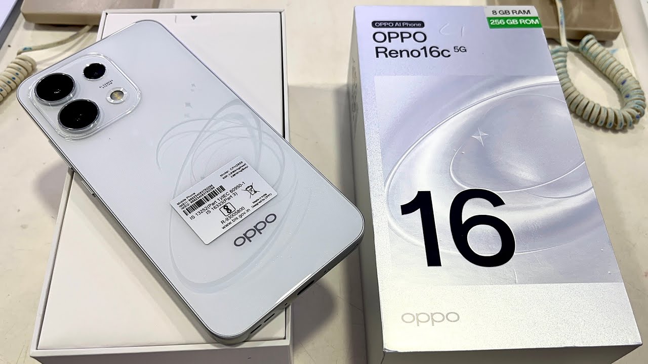 Oppo Reno 16 5G Unboxing & My Impression⚡️ | 4K 60FPS Both Camera 📸 | 3.5x Telephoto Camera 🔥