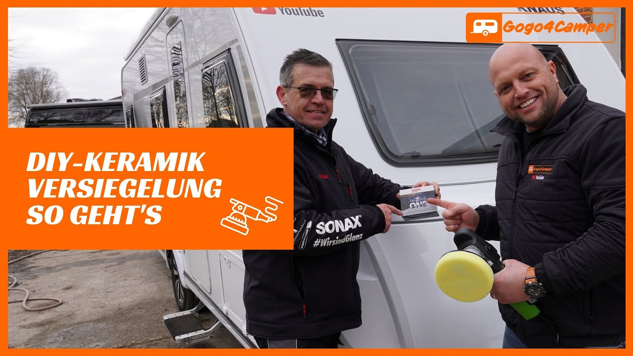 Keramikversiegelung beim Wohnwagen / Wohnmobil selbst machen - Schritt für Schritt Anleitung | SONAX