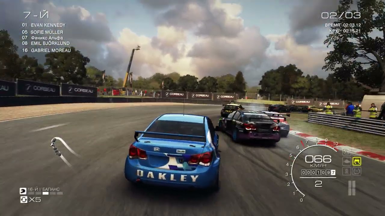 GRID Autosport вторая гонка в 4 сезоне часть 3