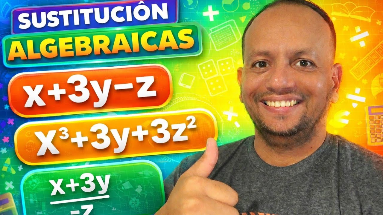SUSTITUCIÓN ALGEBRAICAS 