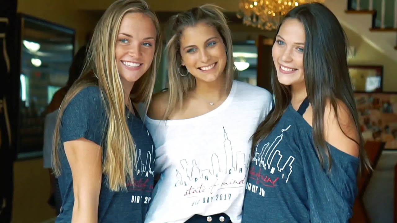 2019 AXΩ FSU Bid Day (Alpha Chi Omega)