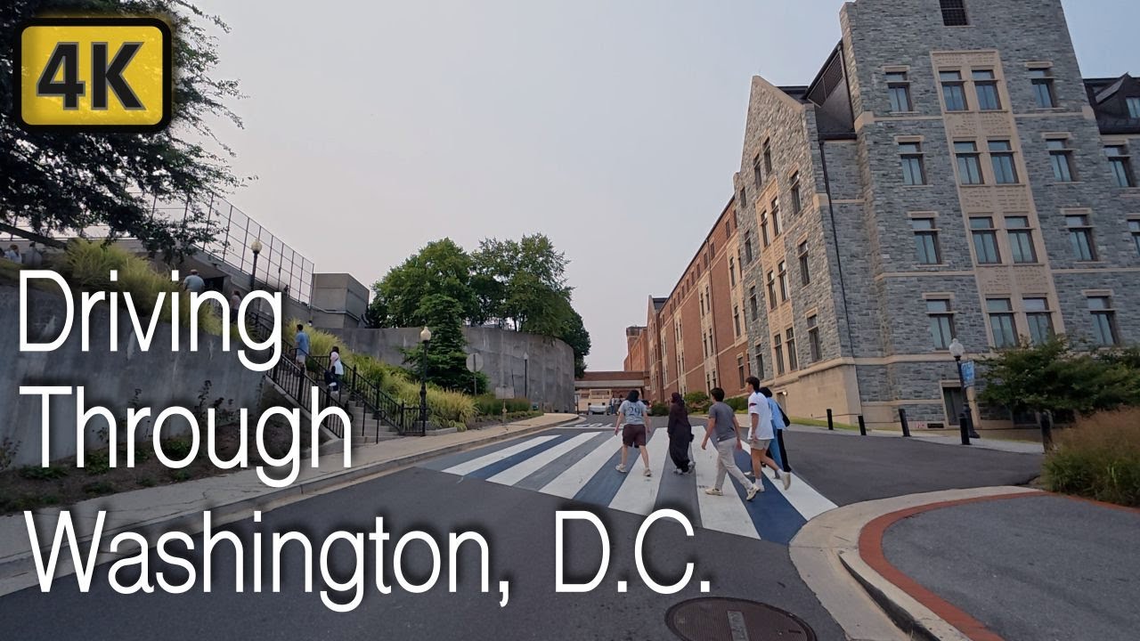 🇺🇸 Exploring DC’s Most Peaceful Drive! 🚗 Washington DC Driving Tour