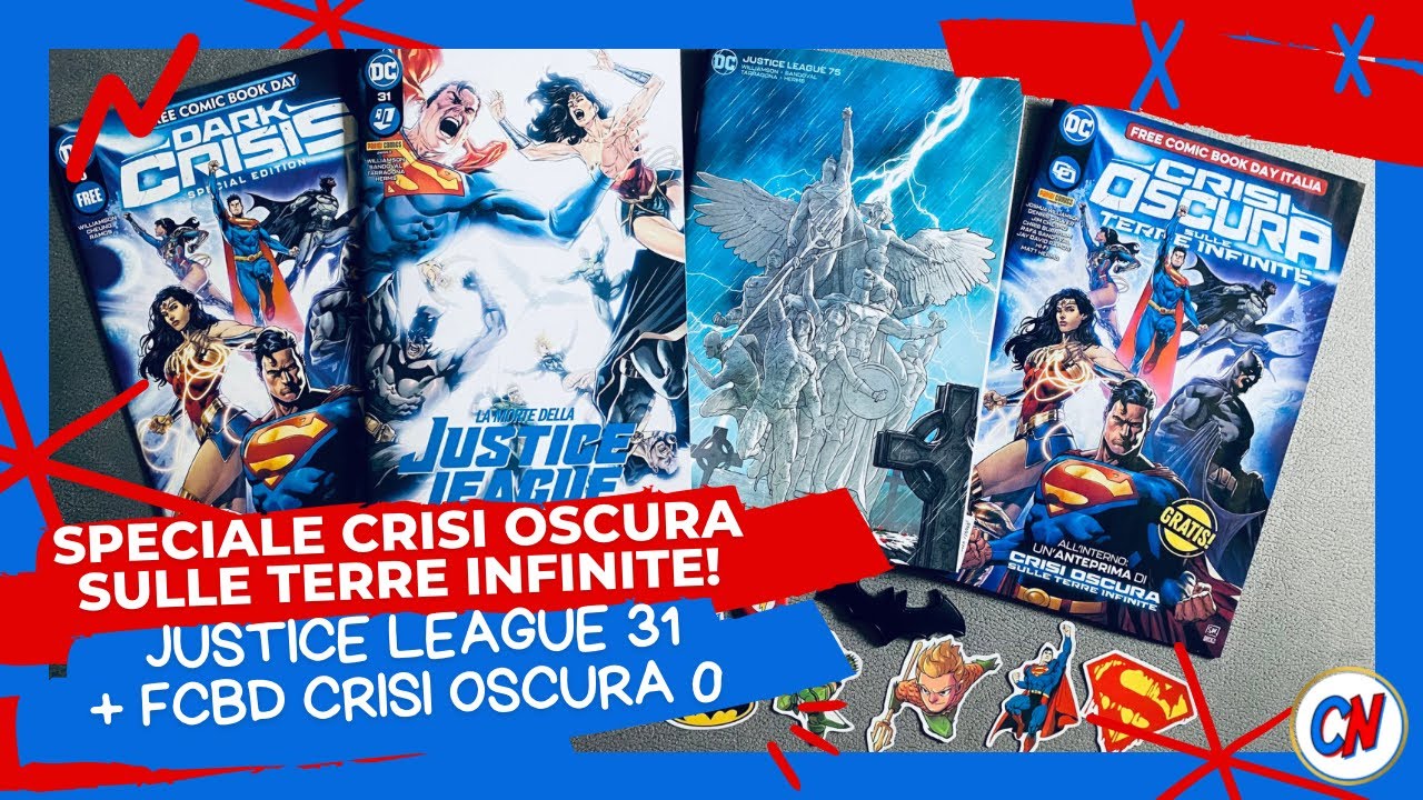 Justice League 31 e Crisi Oscura 0(FCBD) - Speciale Crisi Oscura sulle Terre Infinite! Puntata 1