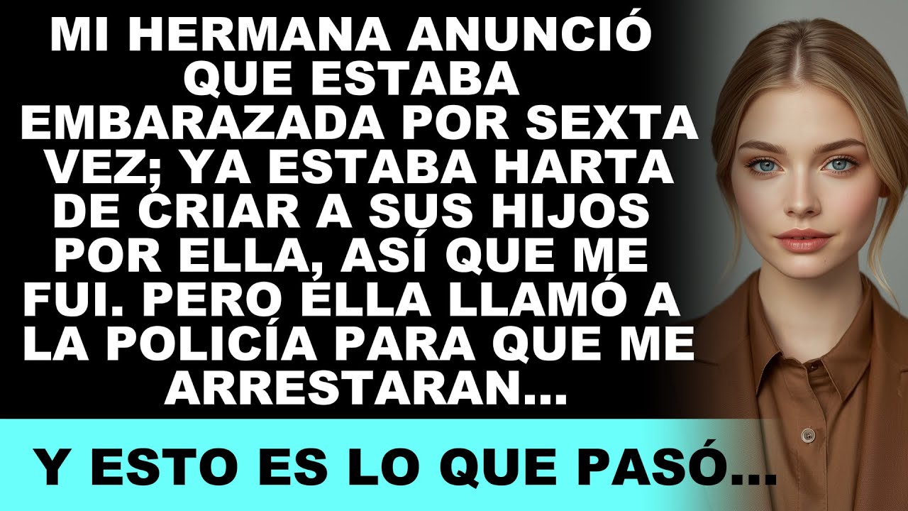 Mi hermana anunció que está embarazada por sexta vez ya estaba harta de criar a sus hijos, así que…