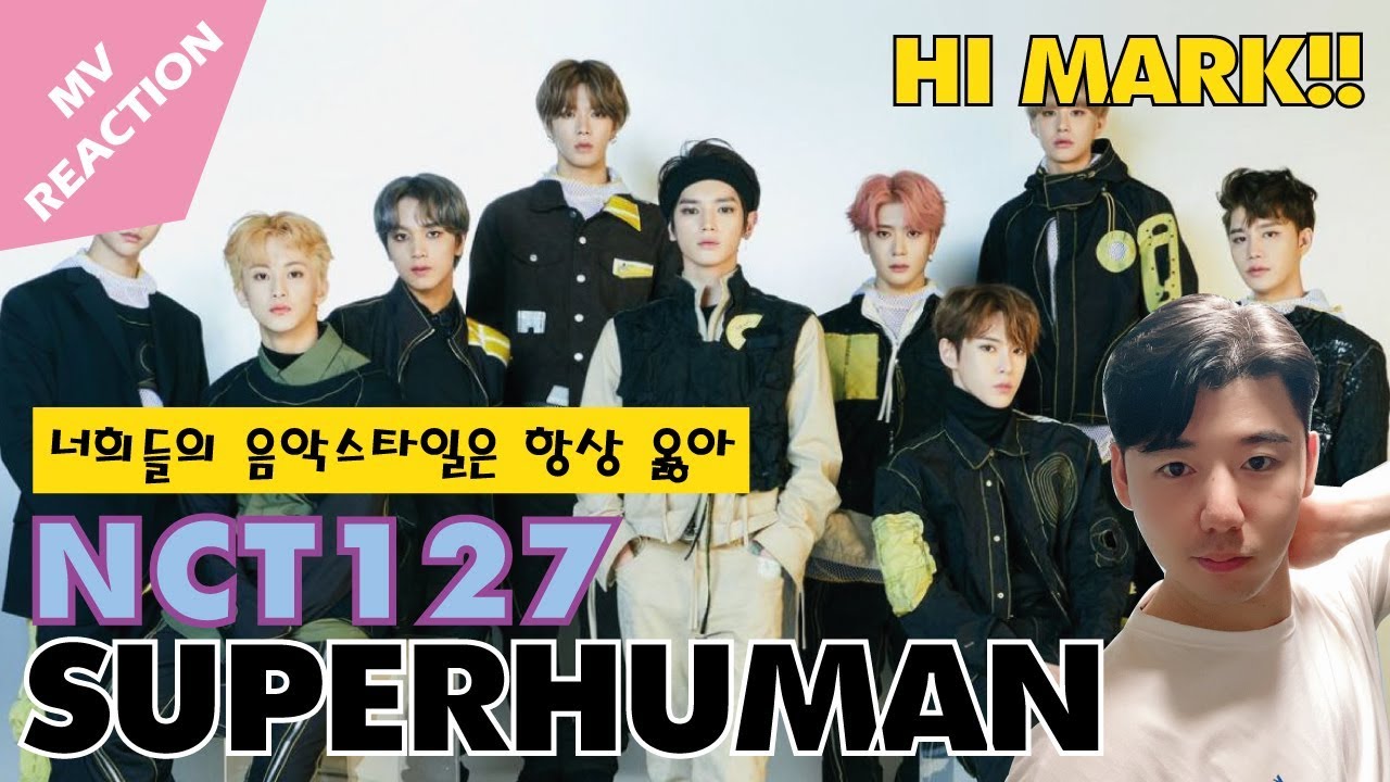[ENG SUB][원스채널] HI MARK?/안녕마크? NCT127 - SUPERHUMAN MV REACTION [엔시티127/슈퍼휴먼]뮤비리액션