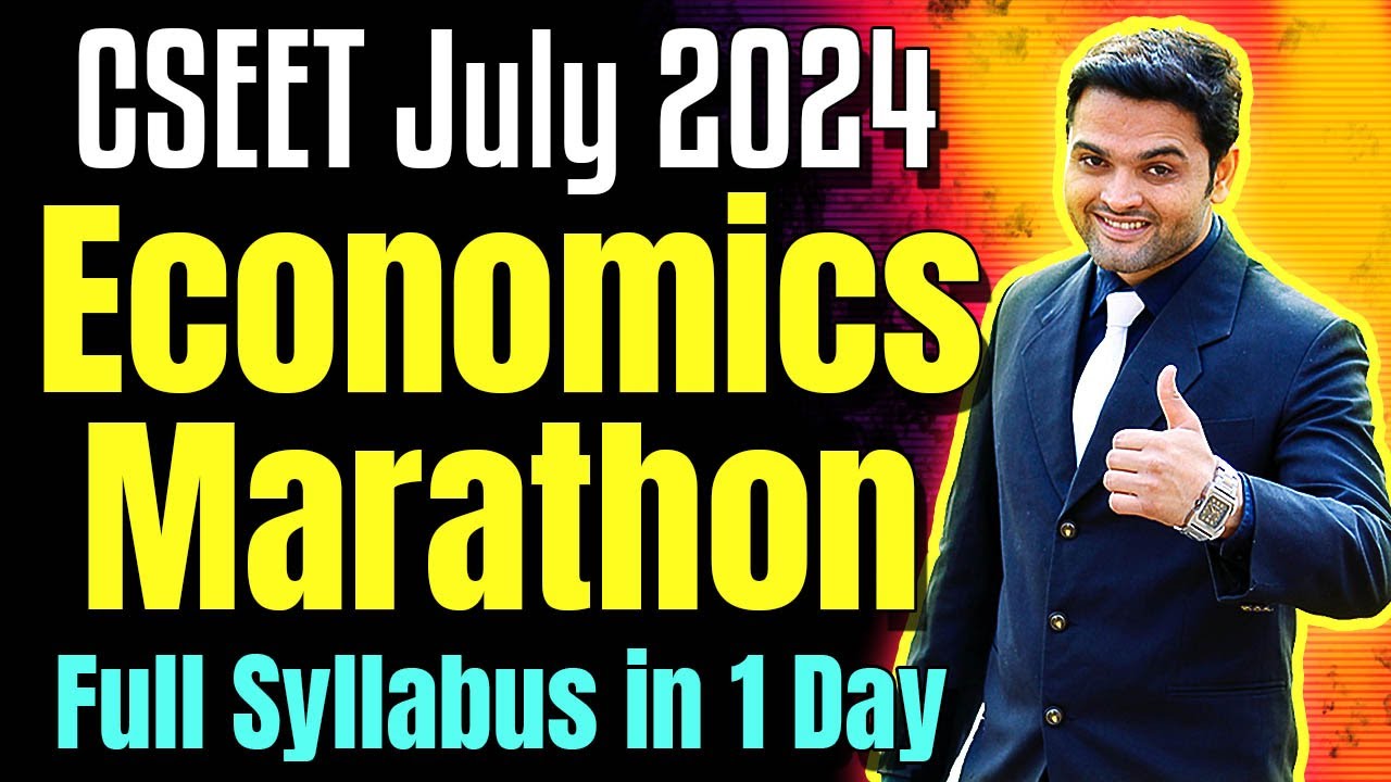 FREE CSEET Economics Brahmastra Marathon Revision for July 2024 | Full Syllabus in 1 Day