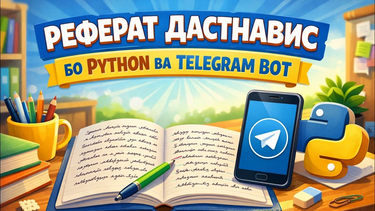 Телеграм бот бо забони барномасозии PYTHON 