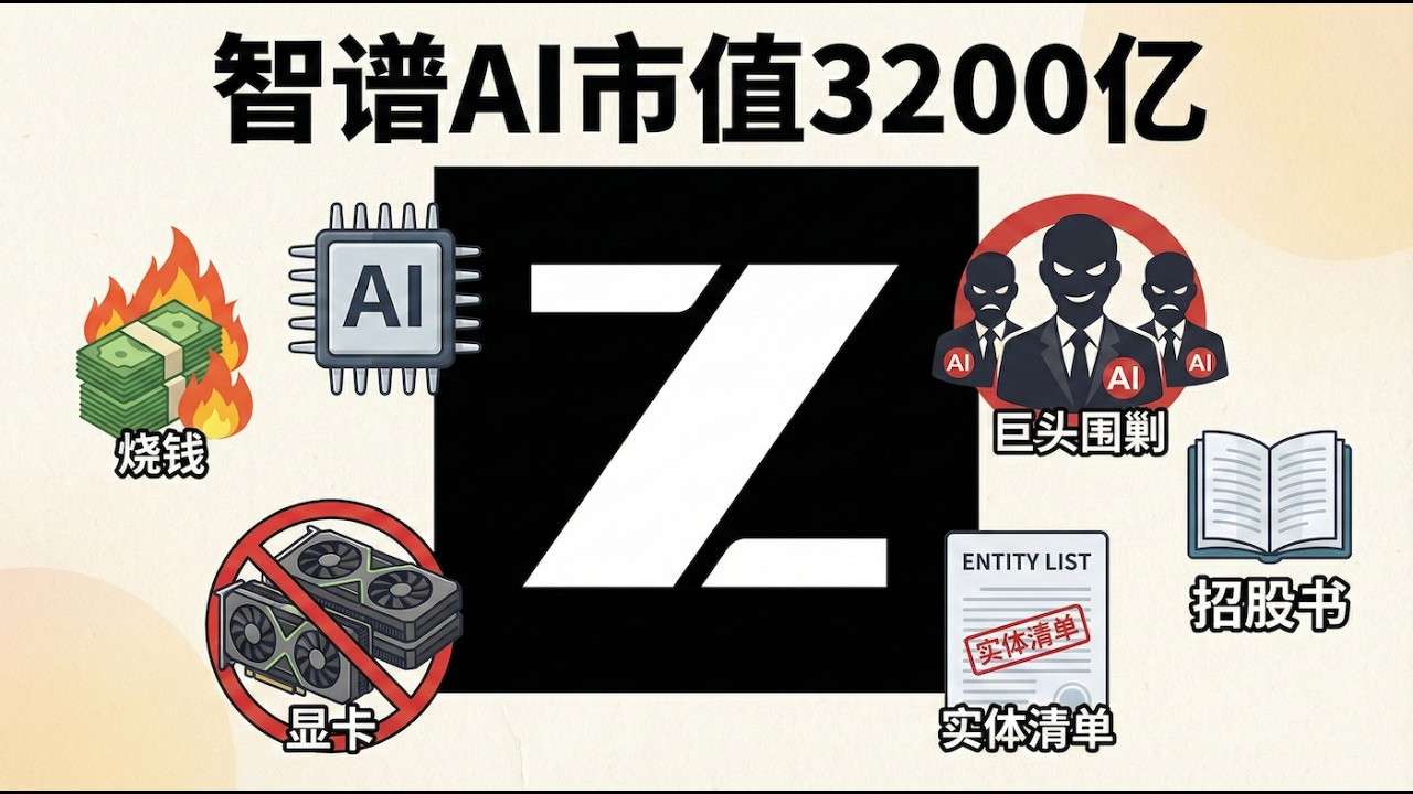 智谱AI市值3200亿？背后：实体清单+烧钱+巨头围剿，压力拉满