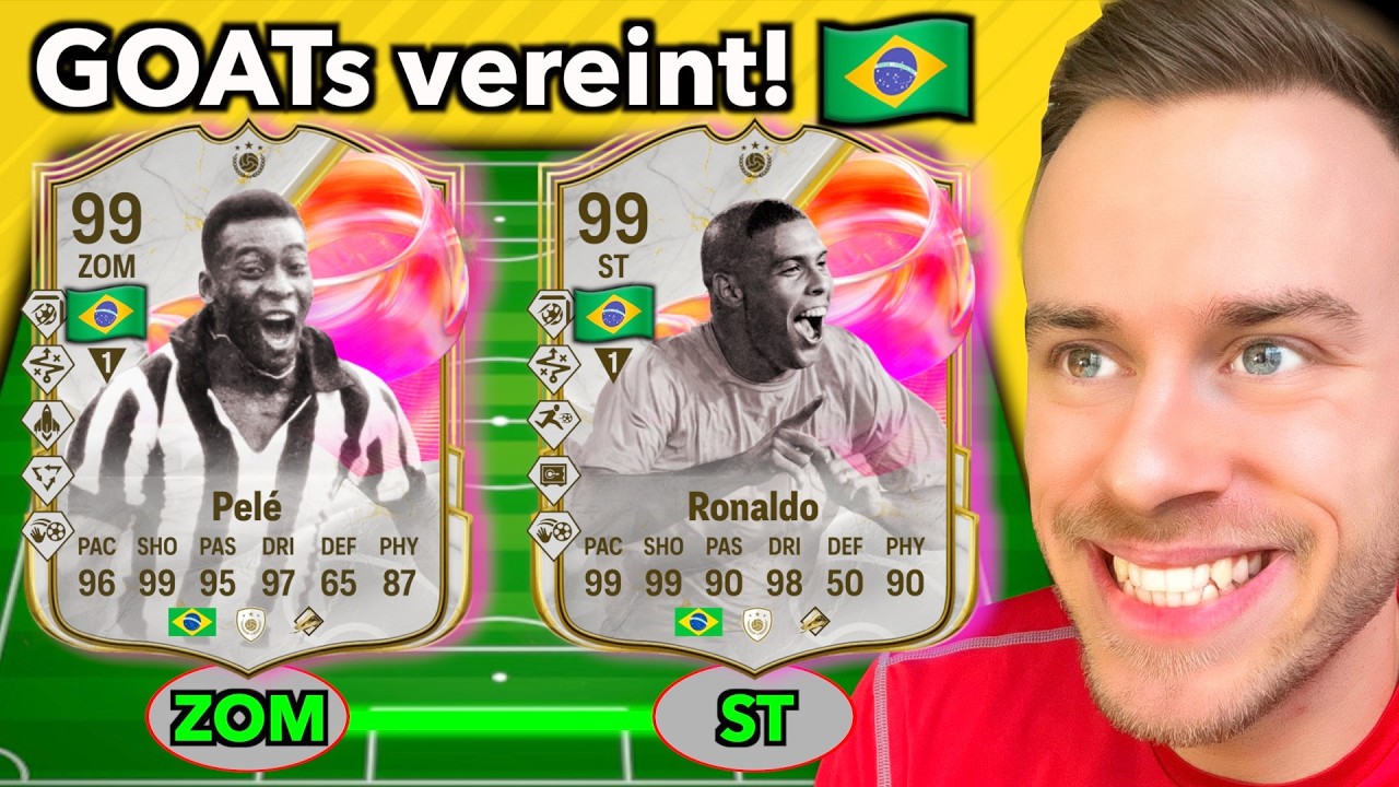 Ich habe die Brasilien GOAT’s PELÉ & R9 RONALDO vereint! 🇧🇷🐐🏆
