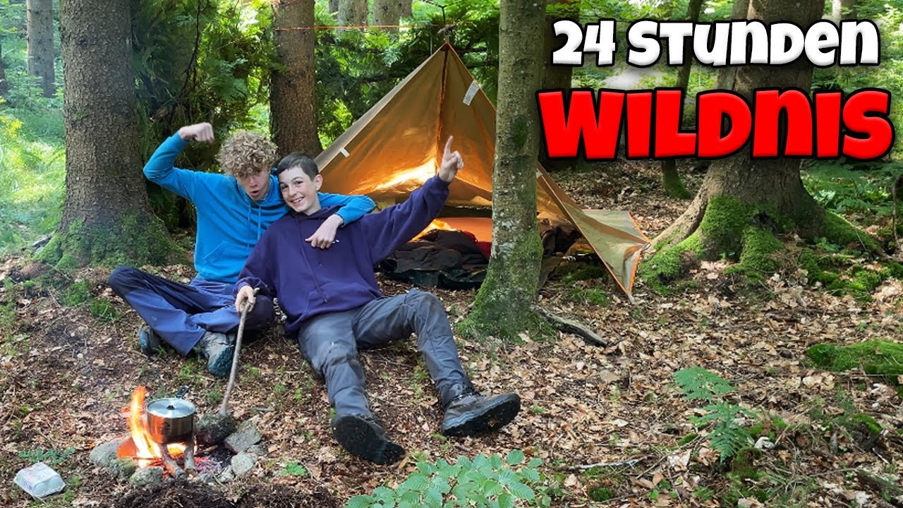 Overnigther zu zweit in der Wildnis (ohne Netz)