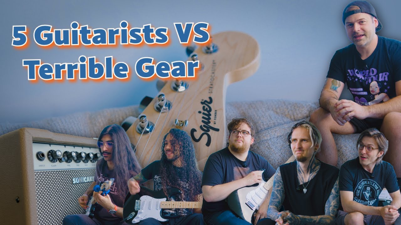 5 гитаристов против Terrible Gear (Берт, Брэндон Акер, Древсиф, Сантьяго, SixStringTV)