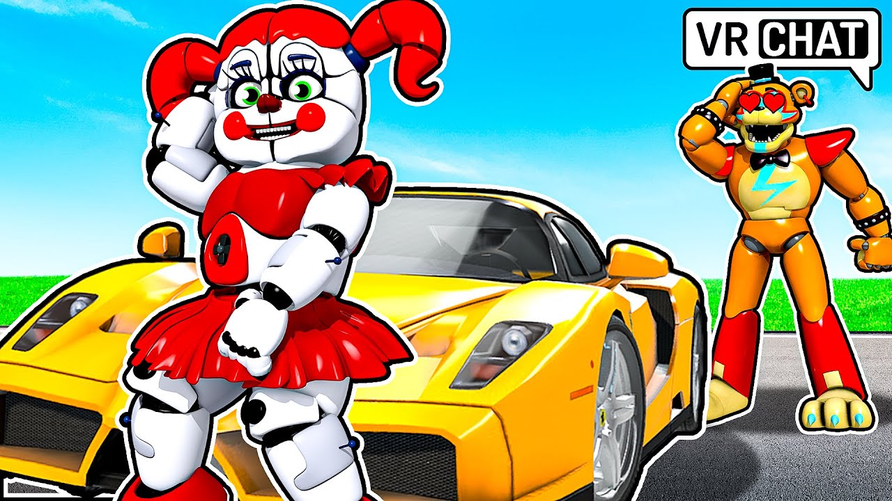 Circus Baby's NEW CAR in VRCHAT