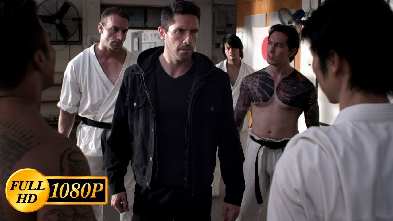 Scott Adkins defeats all karate fighters at once  / Ninja: Shadow of a Tear (2013)