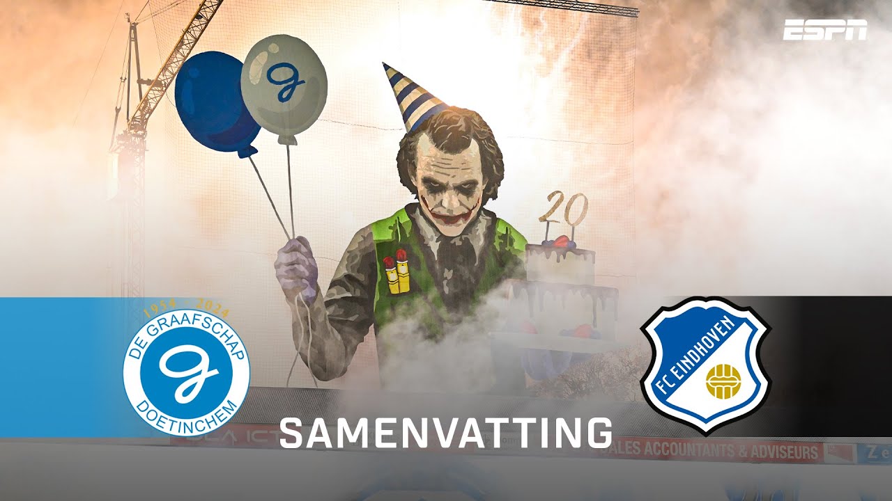 👌 PRACHTIGE SFEERACTIE voorafgaand aan de wedstrijd 😍🔵 | Samenvatting De Graafschap - FC Eindhoven