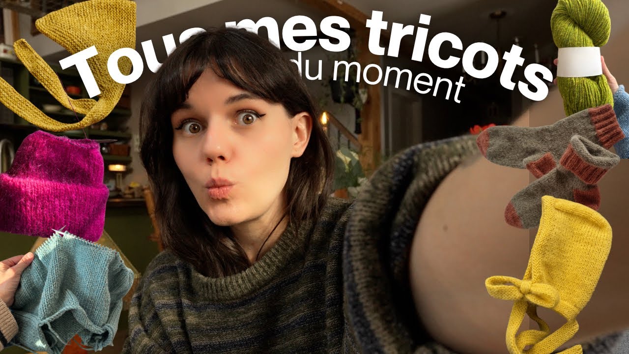 allô j'ai perdu le contrôle de mes tricots 🙃 *PODCAST TRICOT*