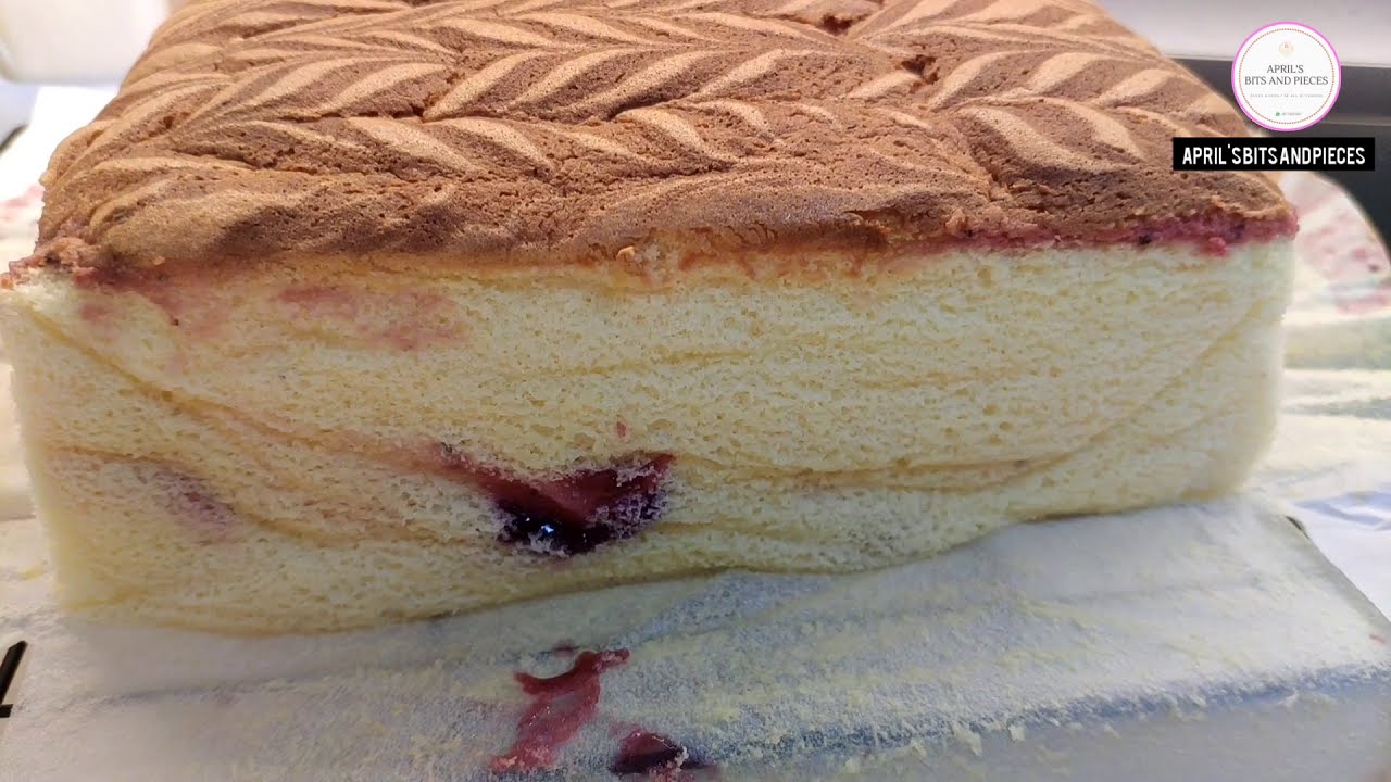 Blueberry Castella Cake