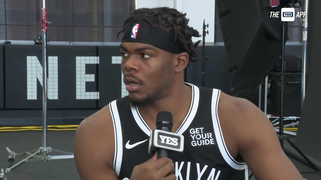 Day'Ron Sharpe 2024 Nets Media Day