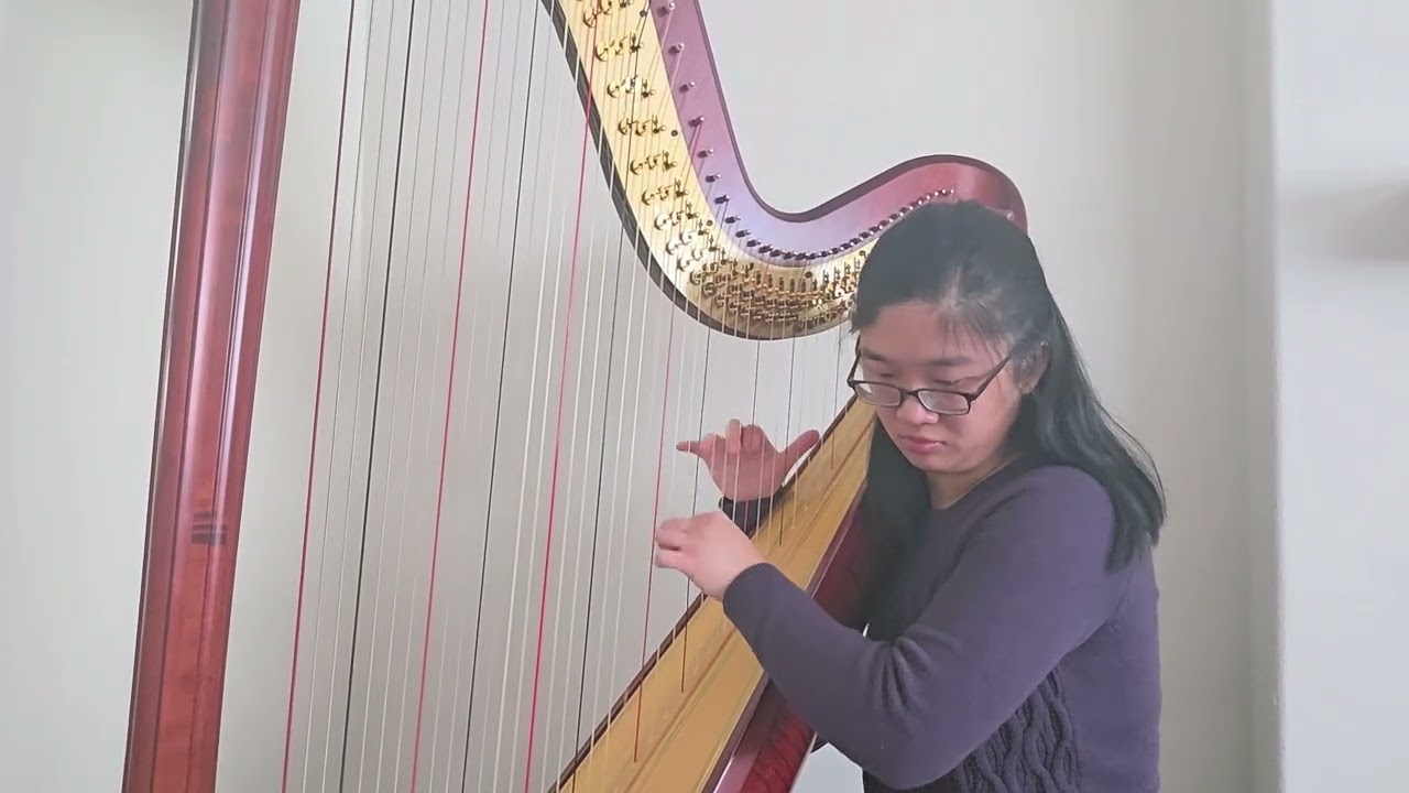 G. Tailleferre Harp Sonata Perpetuum Mobile 3rd Mvt