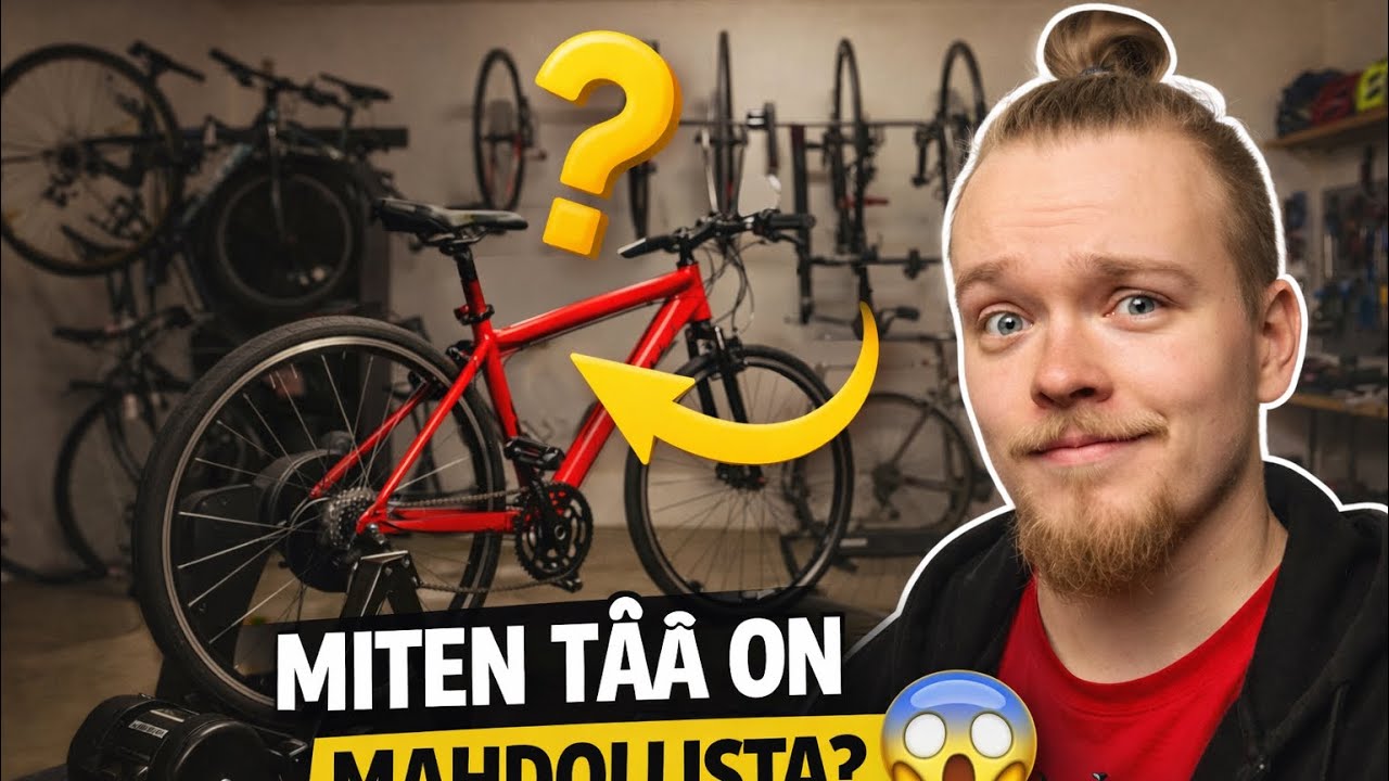 Pyöräilyvideo jossa en polje metriäkään🚴😂