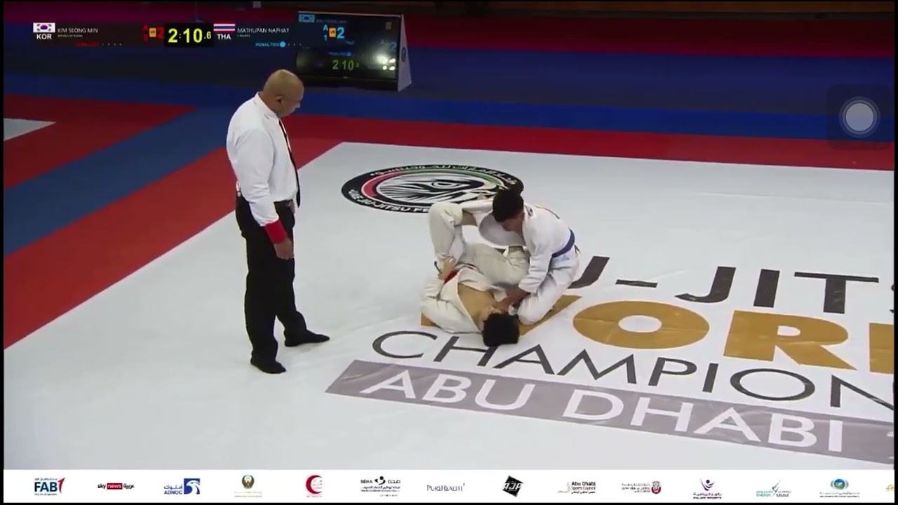 JU-JITSU WORLD CHAMPIONSH 2022 :   U18. Newaza  -55 Thailand Win Korea