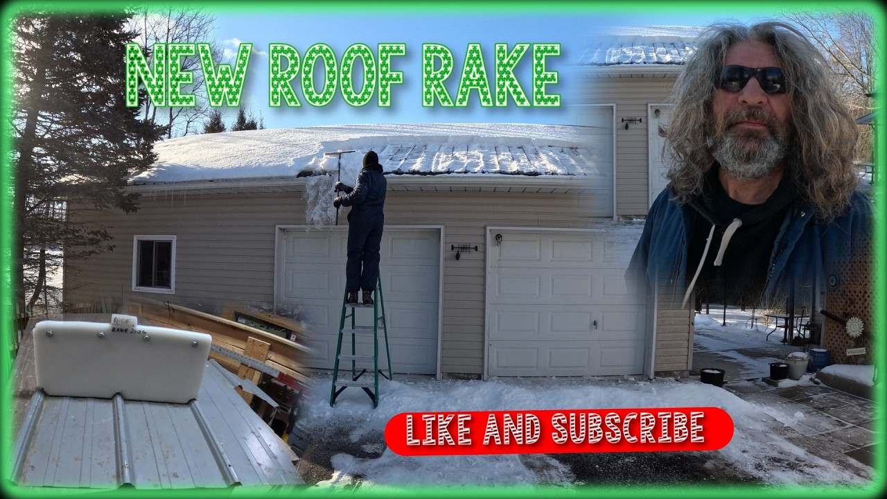 New Snow Rake for the Roofs