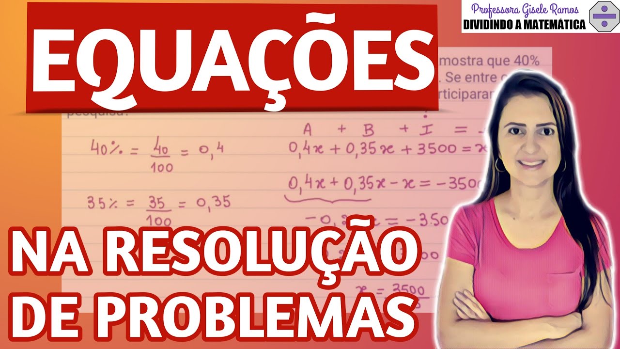 Equações na resolução de problemas