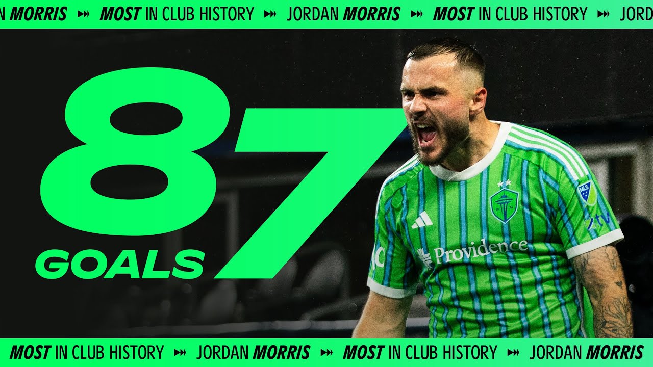 All 87 of Jordan Morris' goals with Sounders FC