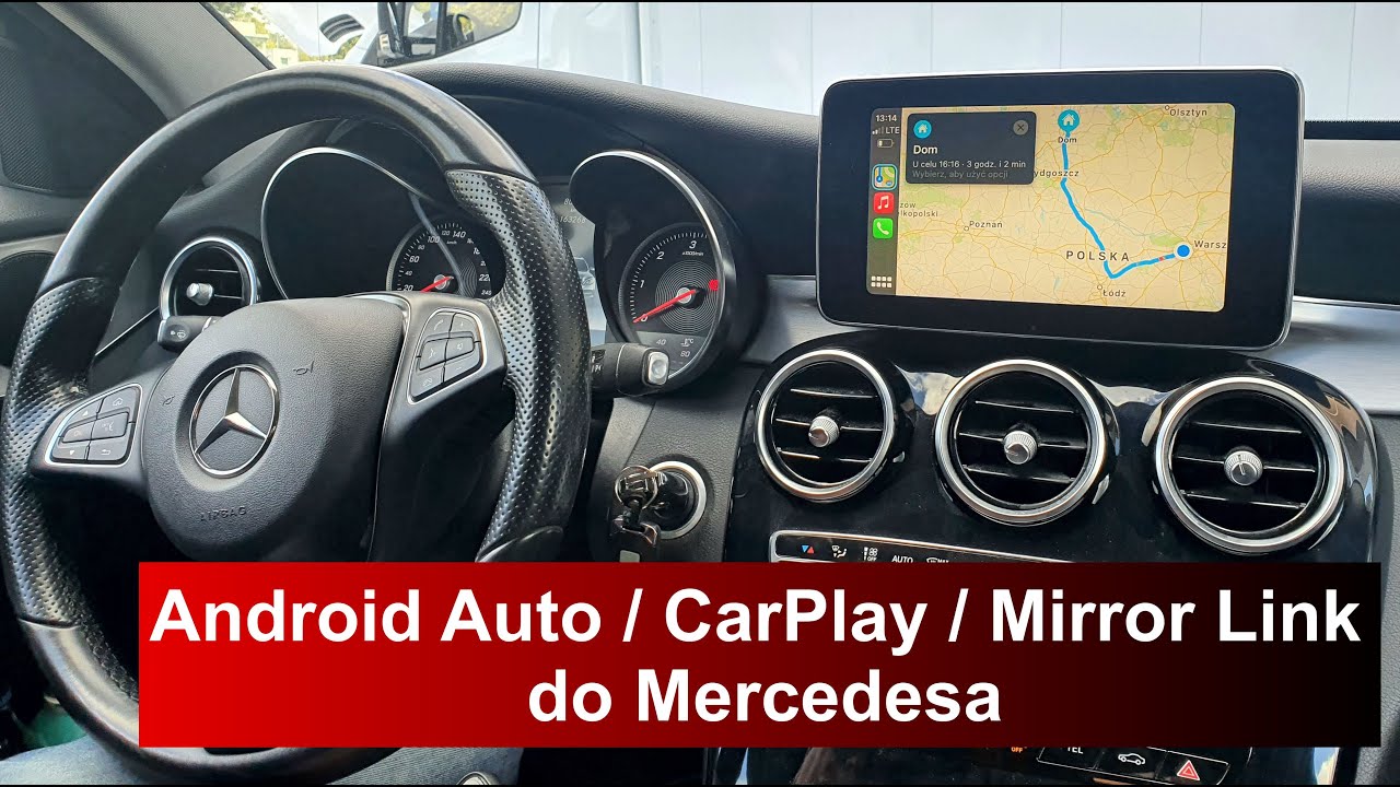 Android Auto / CarPlay / Mirror Link do Mercedesa (Klasa C W205)
