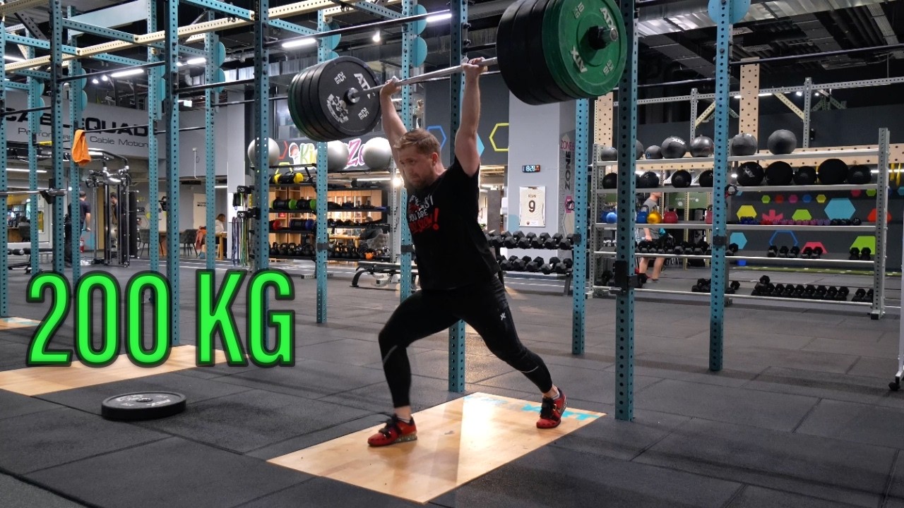 200kg Clean and Jerk in Training