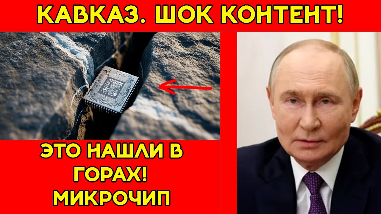 ПУТИН В ШОКЕ! Что нашли в горах КАВКАЗА. Камень с микрочипом.