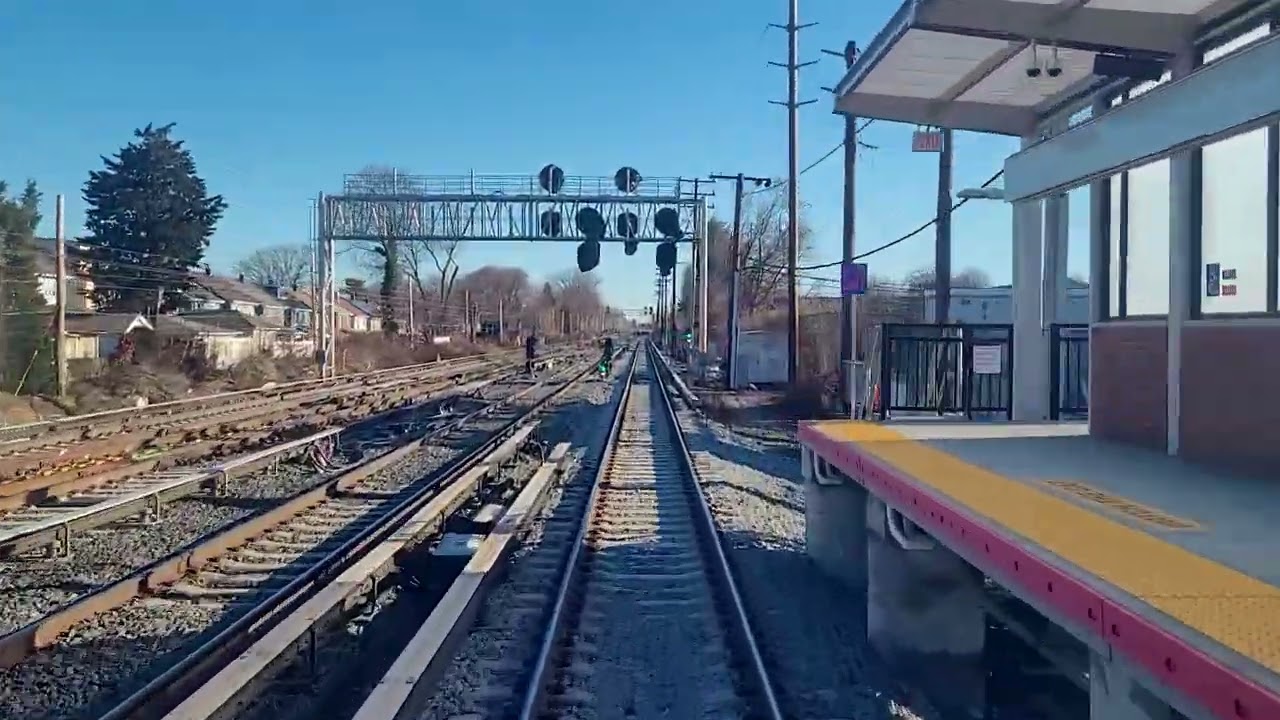 4K/60p: LIRR M3 Front Window Jamaica to Hempstead