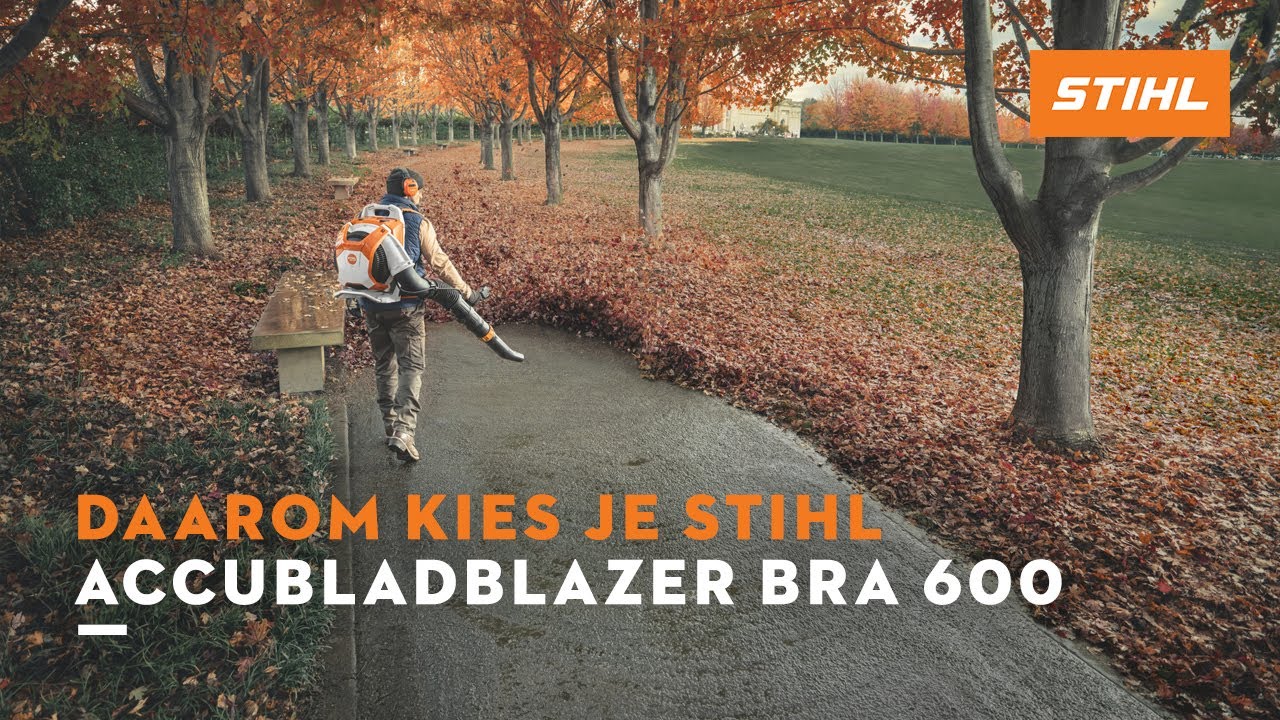 Wat zijn de voordelen van de accu bladblazer STIHL BRA 600 B | Daarom kies je STIHL