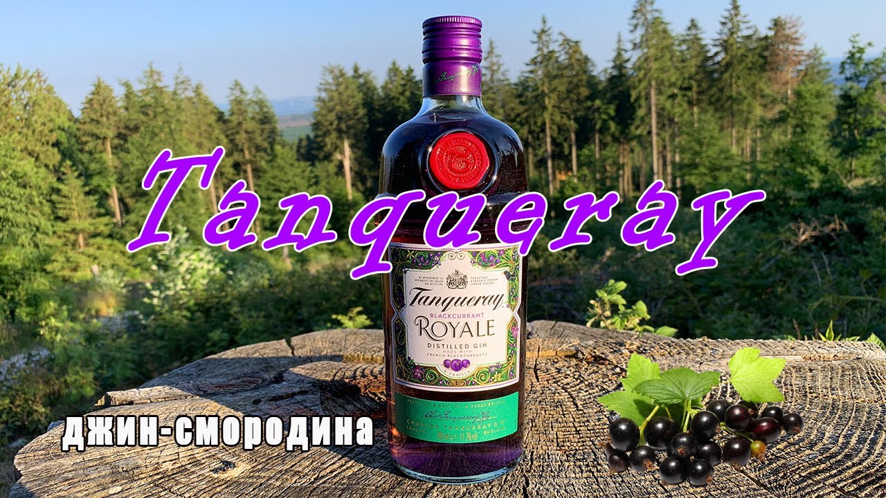 TANQUERAY. Лучший джин. Джин со вкусом чёрной смородины. Обзор.