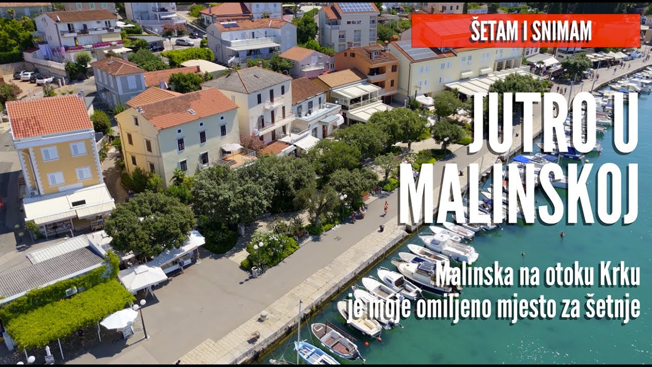 Šetam i snimam: Jutro u Malinskoj na otoku Krk 4k #visitcroatia #visitkrk #visitmalinska #citywalk