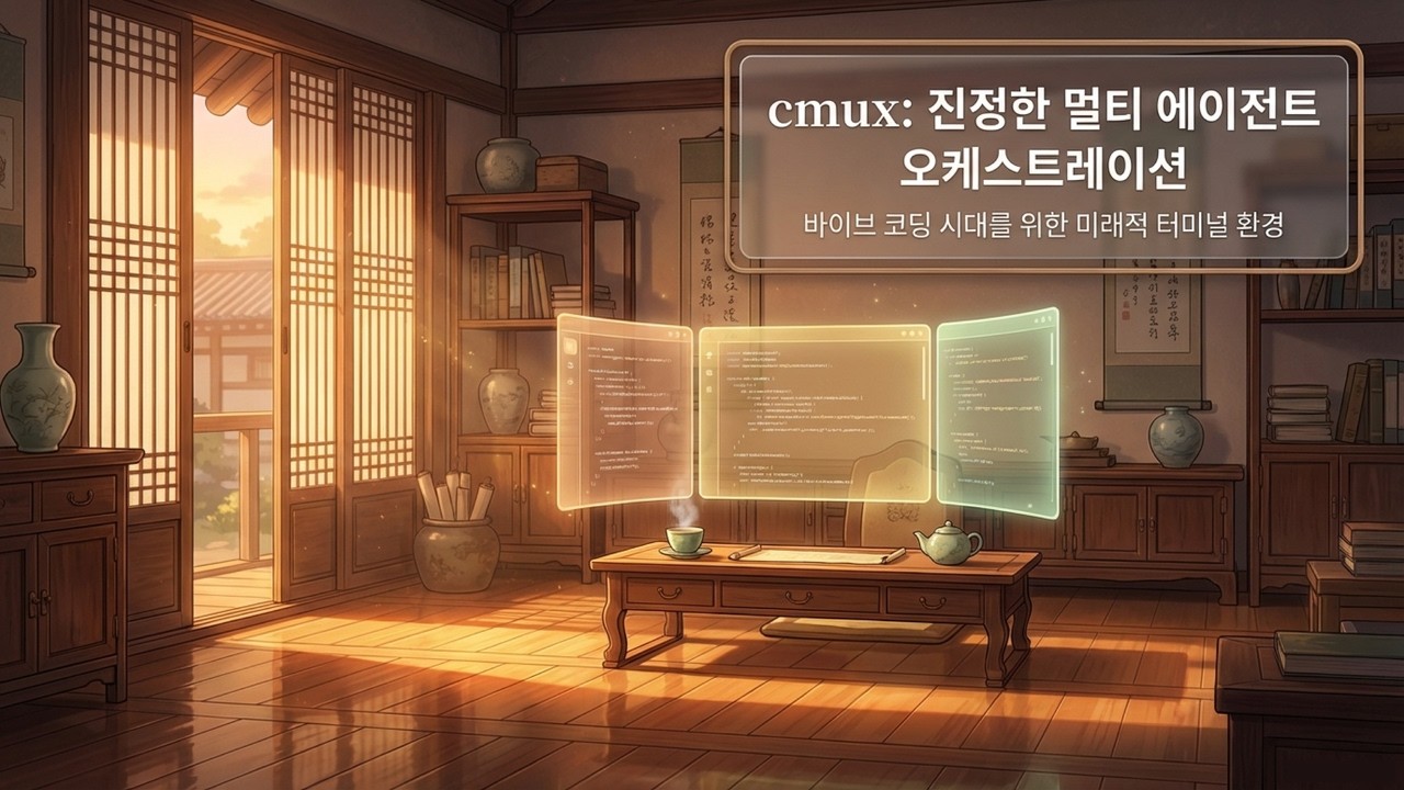 바이브 코딩과 cmux 터미널 혁명: cmux로 실현하는 멀티 에이전트 개발 프로세스 | AI 에이전트를 지휘하는 바이브 코딩과 cmux