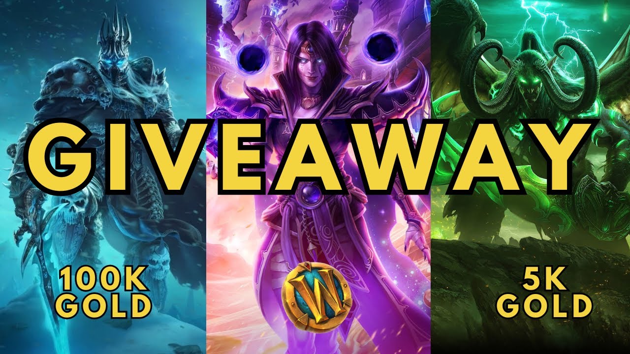 Warmane Giveaway | Icecrown (100k GOLD) | Onyxia (5k GOLD) | Retail (WoW token)