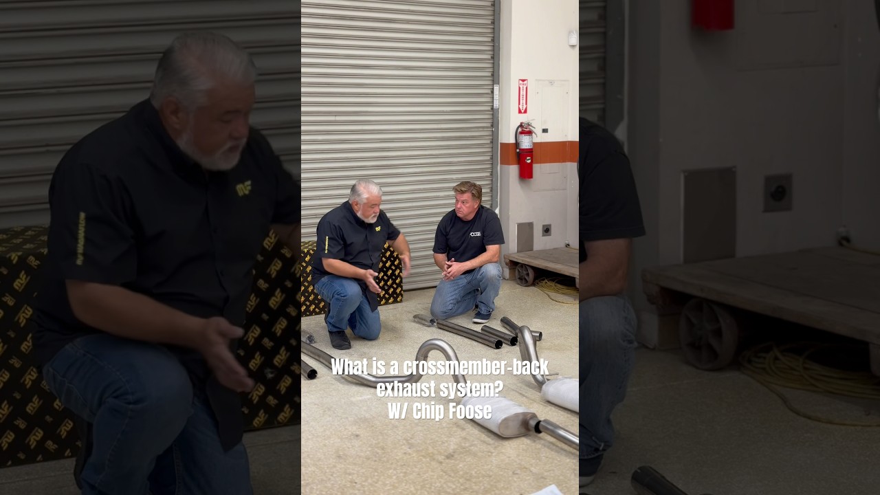 What is a MagnaFlow crossmember-back exhaust system? Chip has the answer.