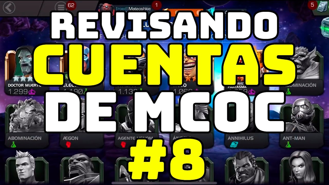 ¡Nunca Nunca Hagas Esto Con Tu Cuenta! ¡La Arruinaras! - Revisando Cuentas #8 - MCOC
