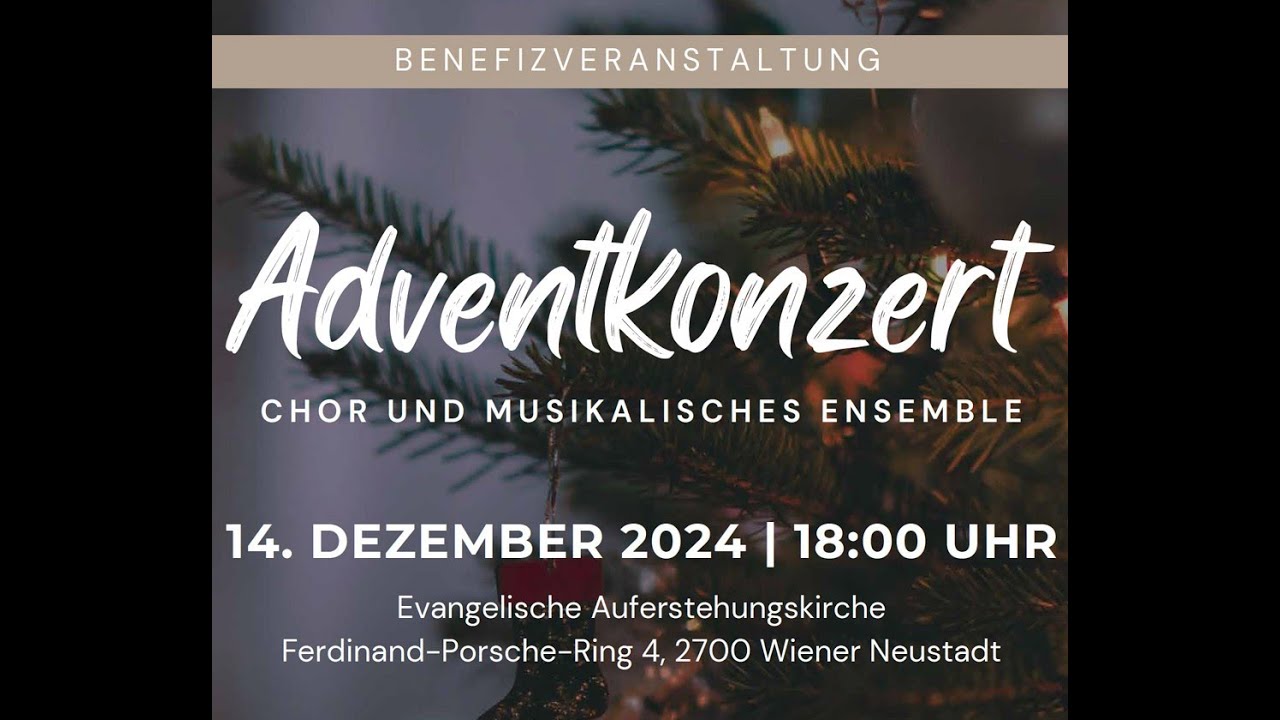 Adventkonzert 14.Dezember 2024 - Wiener Neustadt