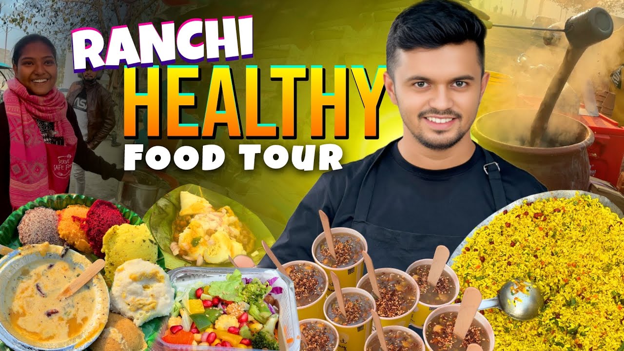 Morning Superfoods in Ranchi | Ragi Idly +  Green Salad + Poha + Juice + Pittha | Detox Delights