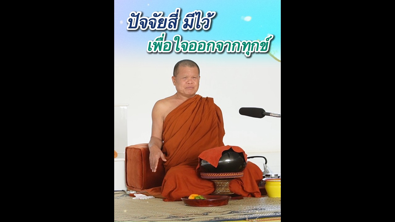 ปัจจัยสี่มีไว้เพื่อใจออกจากทุกข์ - พระอาจารย์โสภา สมโณ
