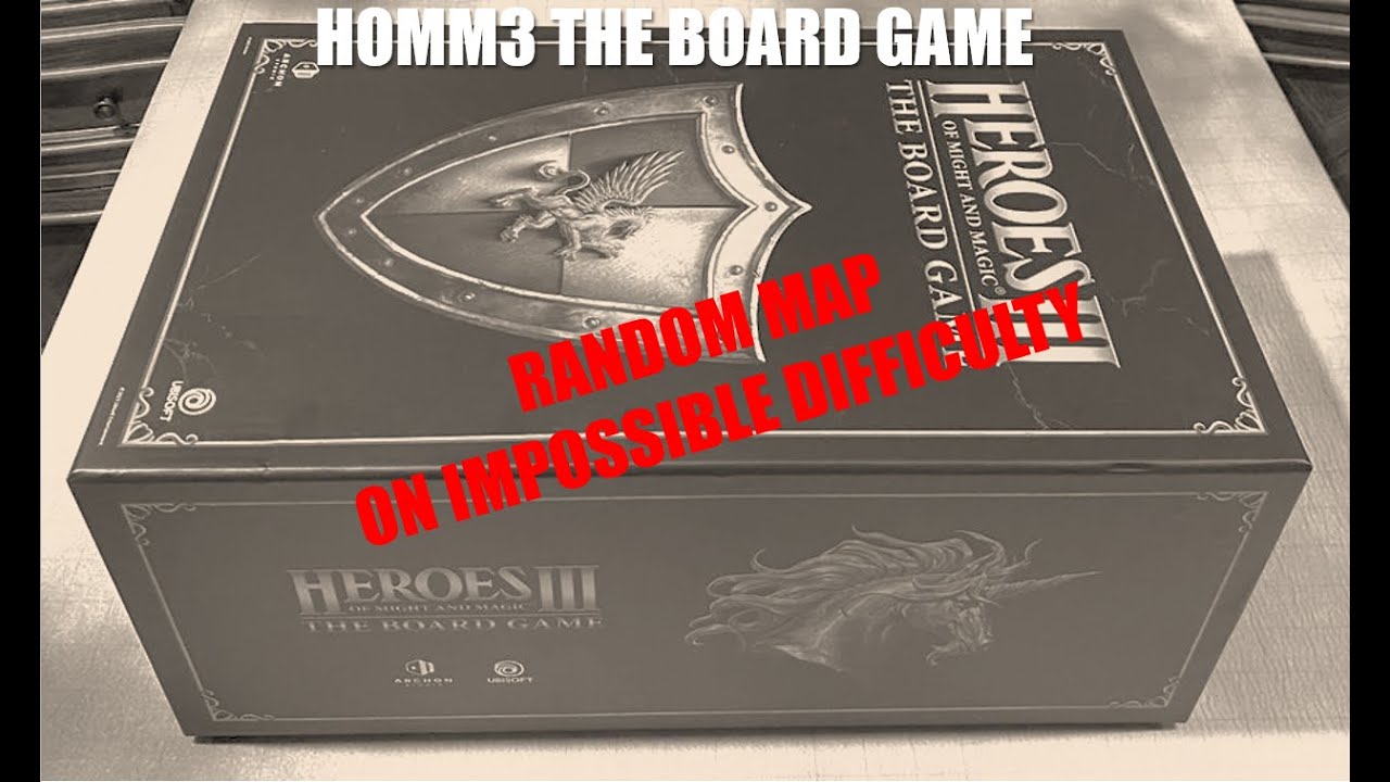 HoMM3 Board Game - Impossible difficulty, Solo game Inferno vs Castle - Zydar&rsquo;s Revenge