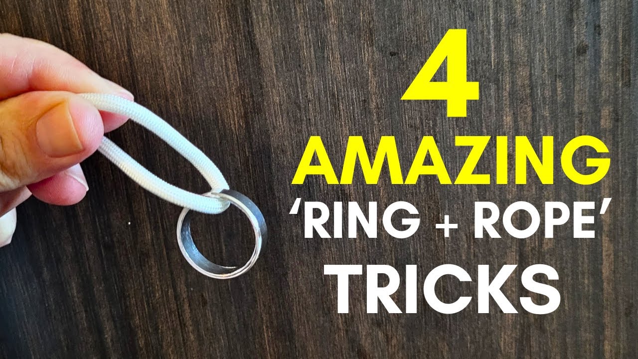 LEARN 4 AMAZING 'RING AND ROPE' MAGIC TRICKS (Jay Sankey Magic Tutorial!)