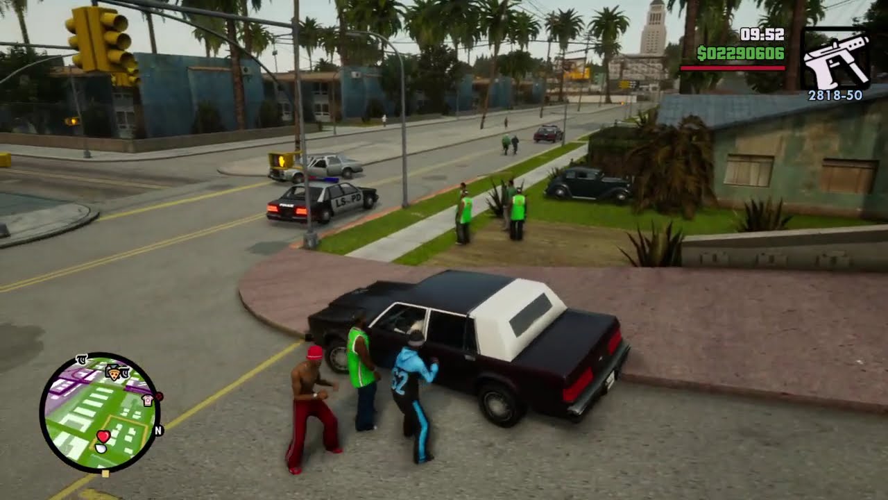 🔥 CJ Causing Chaos During the Riot (GTA SA)