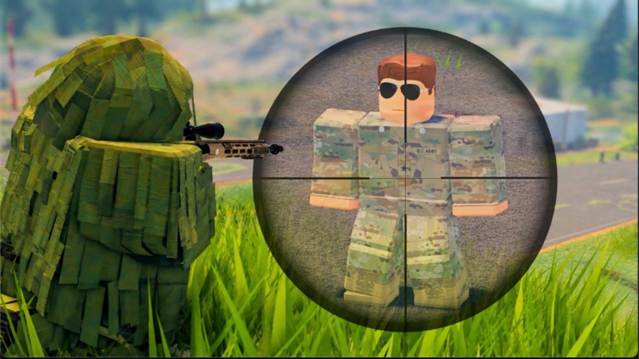 Ghillie Sniper ATTACKS MILITARY BASE! (ERLC Roblox RP)
